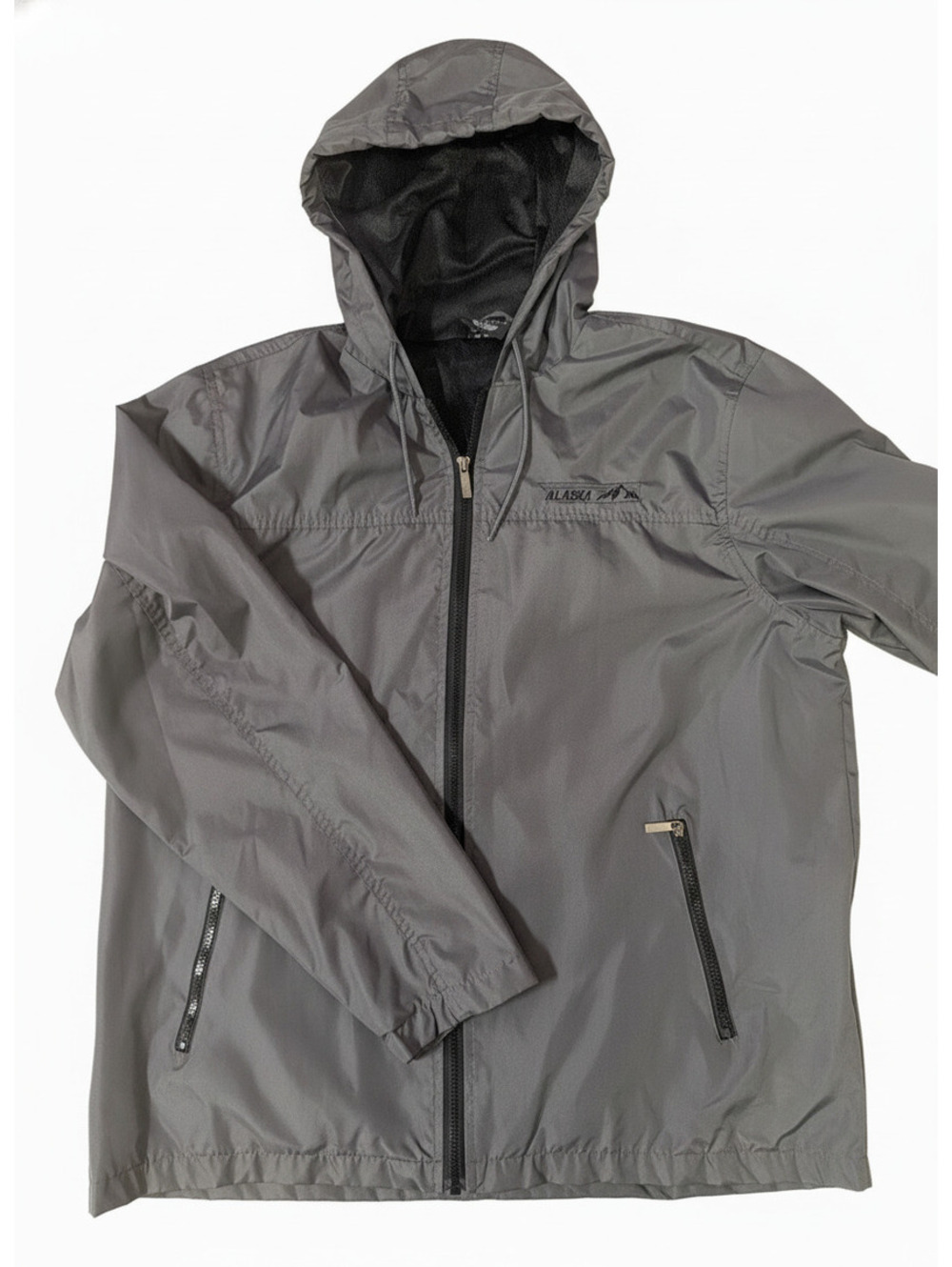 Prairie Mountain Alaska Grey Windbreaker Large
